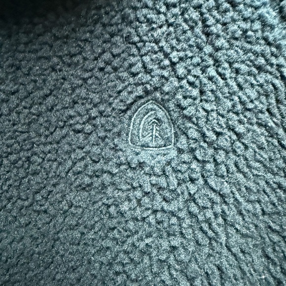 Men's Navy Blue Zip-Up Sweater - Picture 2 of 4